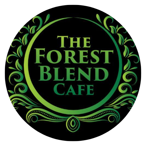 The Forest Blend Cafe Forest Glen Logo